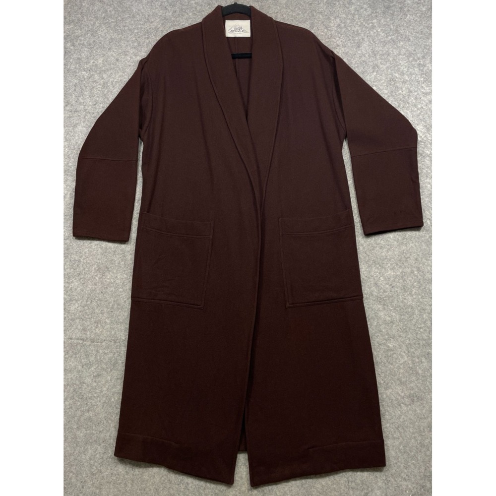 Sugar Candy Mountain Wool Coat Brown Large XL